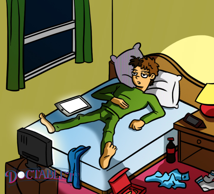 Many things can affect your sleeping, watching TV in bed is one of them. 